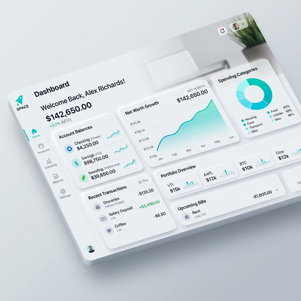 Space App Dashboard